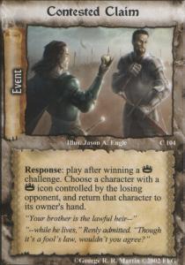 Contested Claim